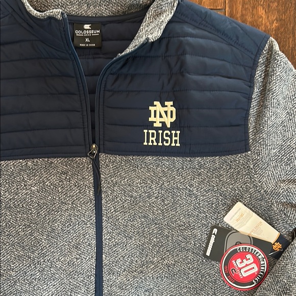 Notre Dame Irish Blue and Gray Jacket - Picture 2 of 3